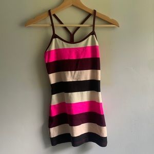LULULEMON y back stripe tank